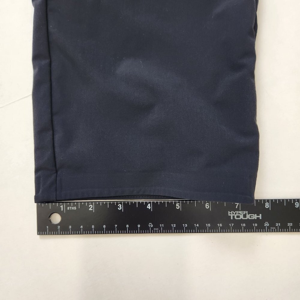 Alchemy Equipment Crop Trouser Pant Womens S Navy Side Zip Stretch Relaxed - Picture 8 of 12